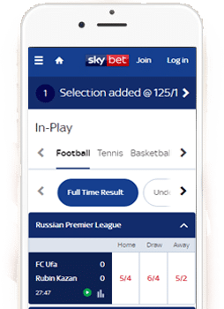 Skybet mobile app bonus