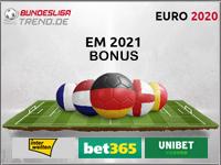 EM 2021 Használja bónusz hitel & tét EURO 2021